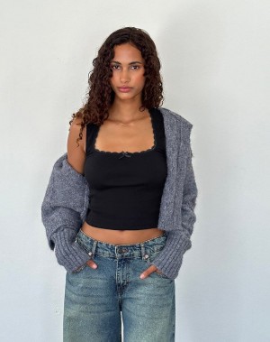 Women's Motel Rocks Jinila Vest Black | XXA8345UD