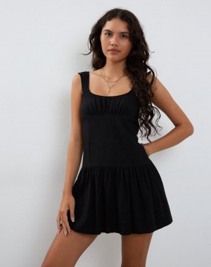 Women's Motel Rocks Nihao Mini Dress Black | EJW2864NQ