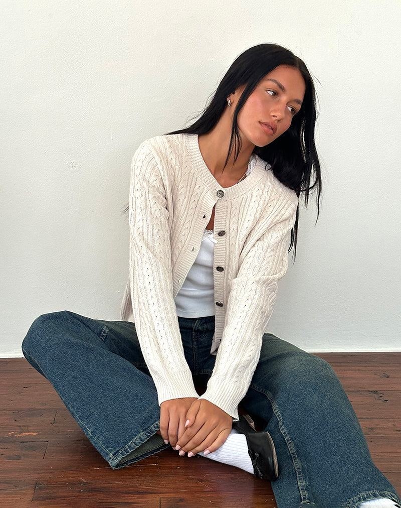 Women's Motel Rocks Bavana Cardigan White | GTE6589XH