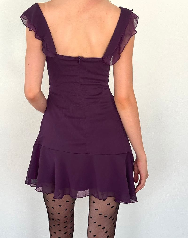 Women's Motel Rocks Binita Mini Dress Purple | JVK9520BF