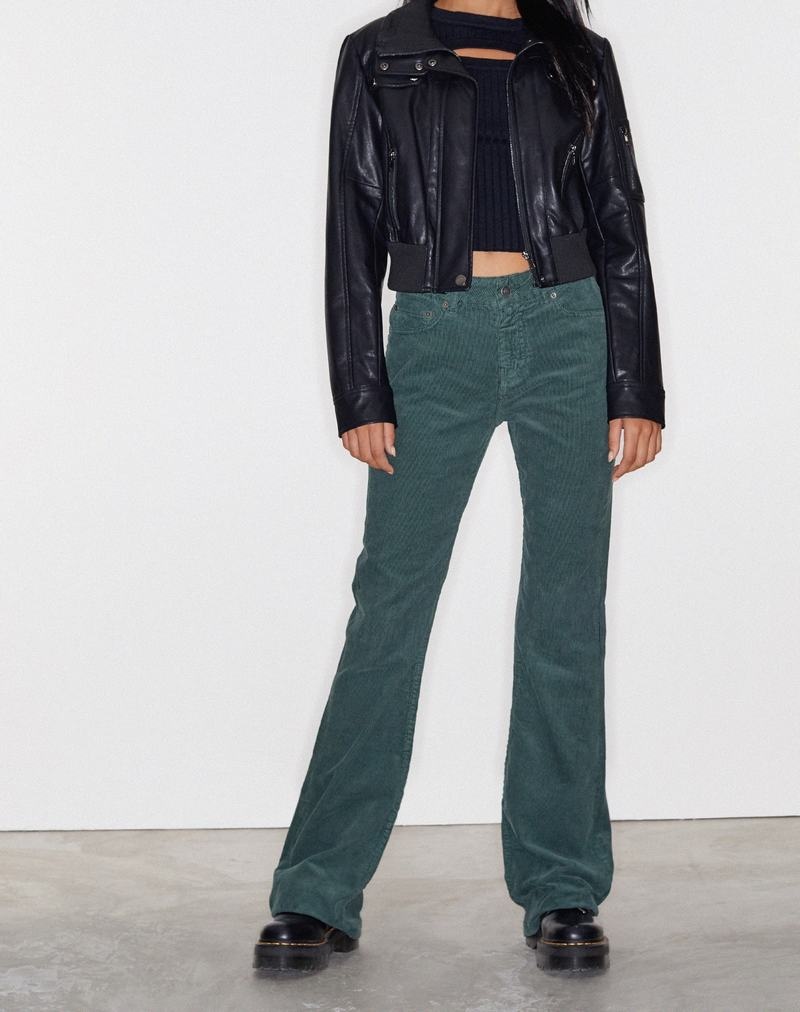Women's Motel Rocks Bootleg Jeans Green | GVY5417PZ