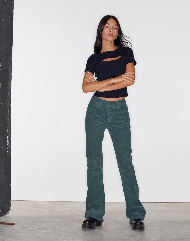 Women's Motel Rocks Bootleg Jeans Green | GVY5417PZ