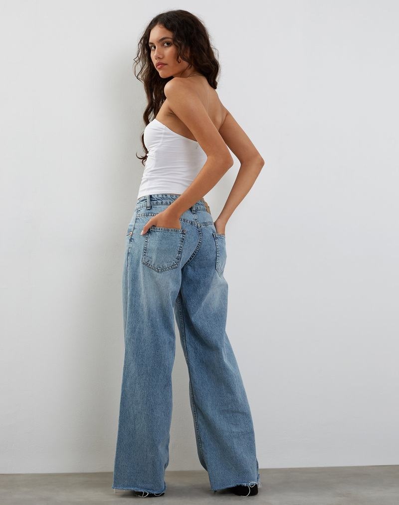 Women's Motel Rocks Dayu Crop Bandeau White | CXP4052IA