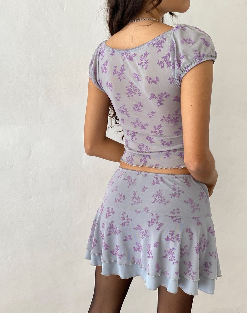 Women's Motel Rocks Friska Mini Skirts Purple | NTC8997ZU