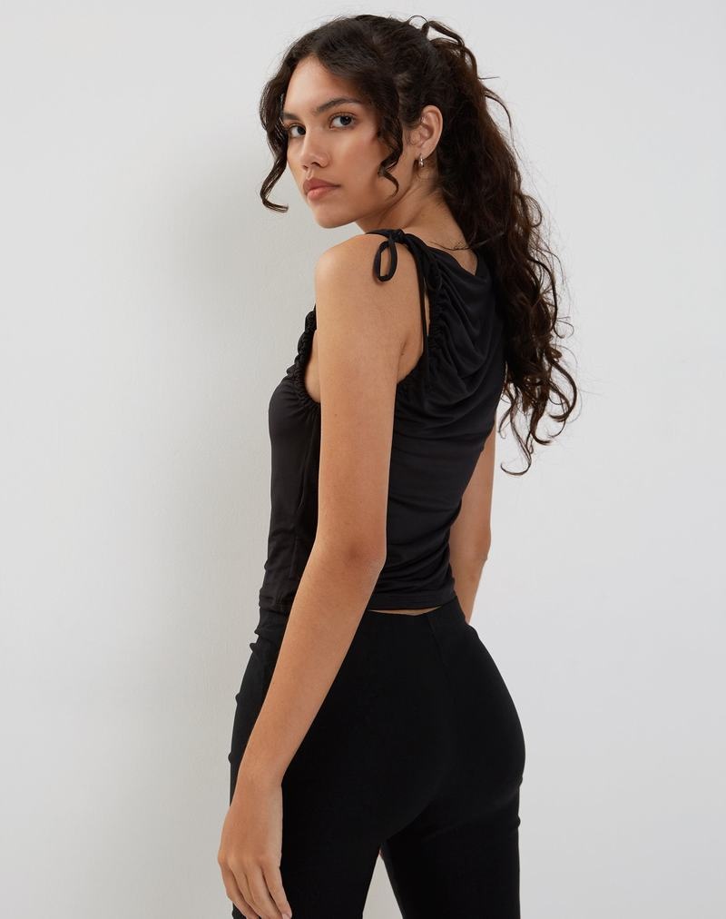 Women's Motel Rocks Hagne Top Vest Black | RTI2873JM