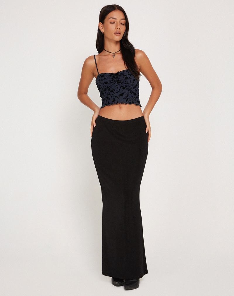 Women's Motel Rocks Halusi Cropped Tops Black | DSA3425GW