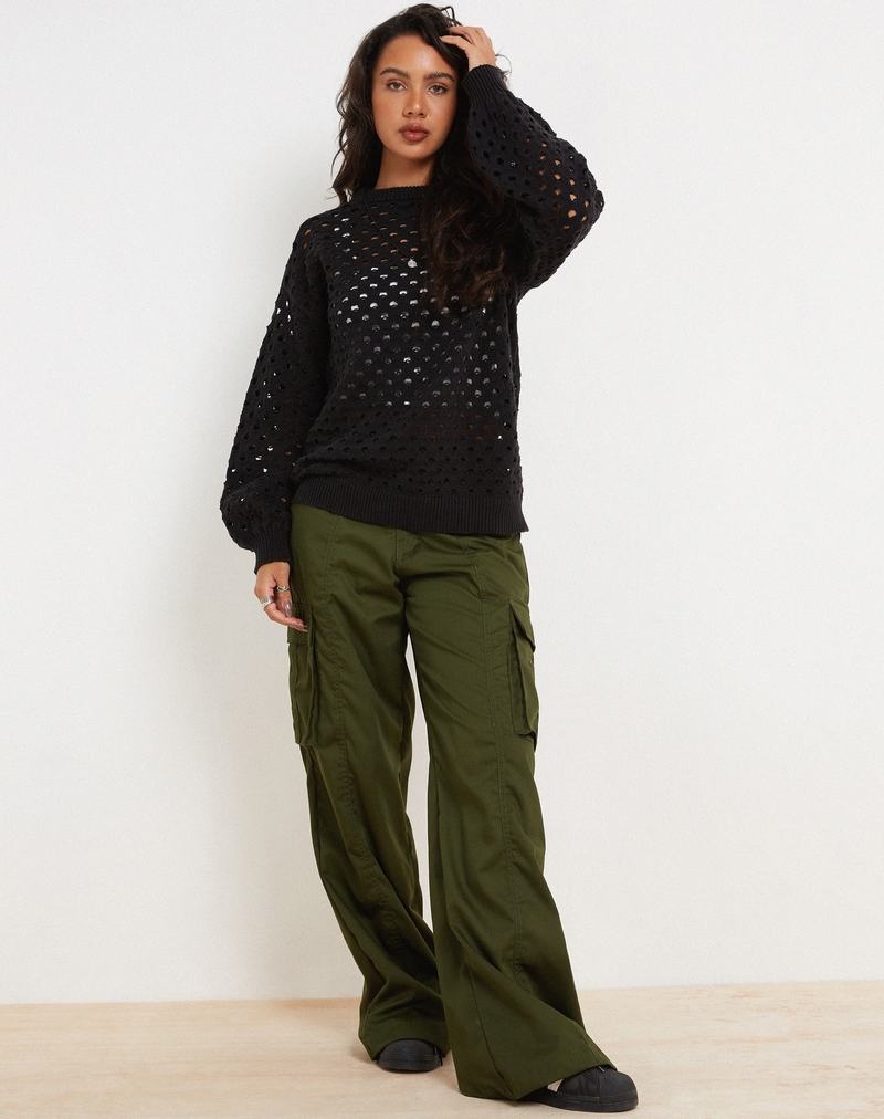Women's Motel Rocks Jamin Jumpers Black | IVI7018GE
