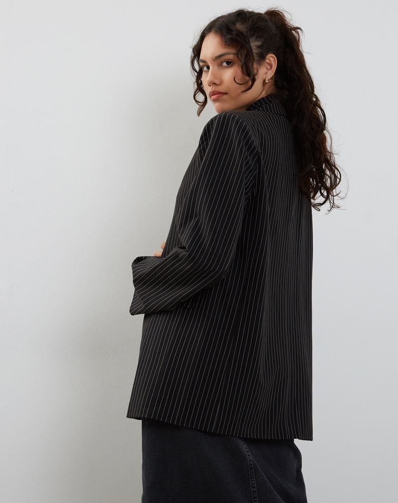Women's Motel Rocks Maiwa Blazers Black | CNB6028PF
