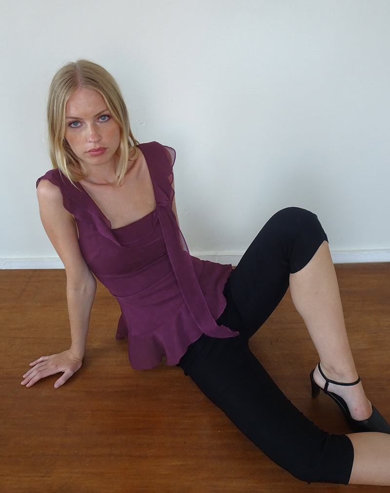 Women's Motel Rocks Piro Vest Purple | OLW212VJ