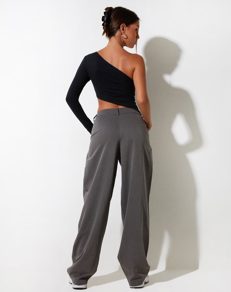 Women's Motel Rocks Sakaria Wide Leg Trousers Grey | BXJ784BI