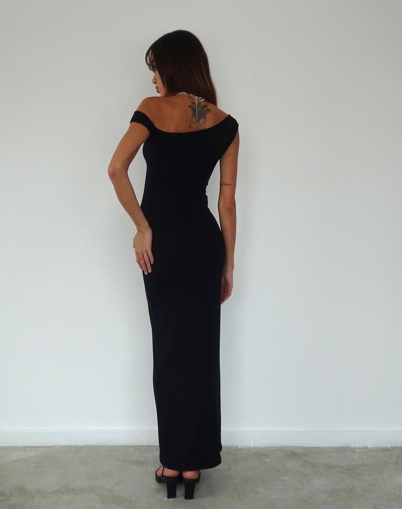 Women's Motel Rocks Tehyun Maxi Dress Black | QGZ8023TG